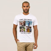 Persoonlijke liefde Je pappie Foto T-Shirt (Voorkant volledig)