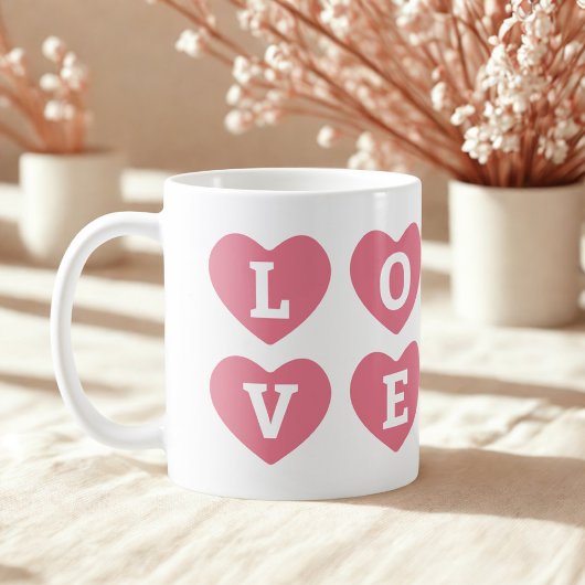 Persoonlijke Liefde Met Hartjes Naam Koffiemok