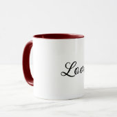 Persoonlijke liefde mok (Voorkant links)