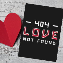 Persoonlijke liefde niet gevonden grappige anti-Va Feestdagen Kaart