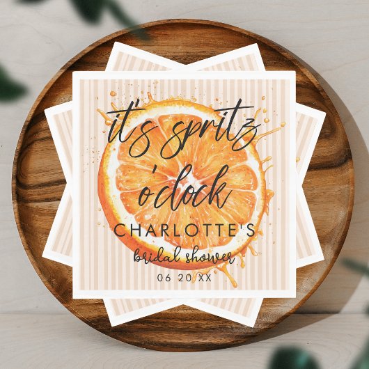 Persoonlijke Liefde Op De Eerste Spritz Bruidsfees Servet