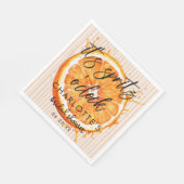 Persoonlijke Liefde op het Eerste Spritz Bruidsfee Servet (Hoek)