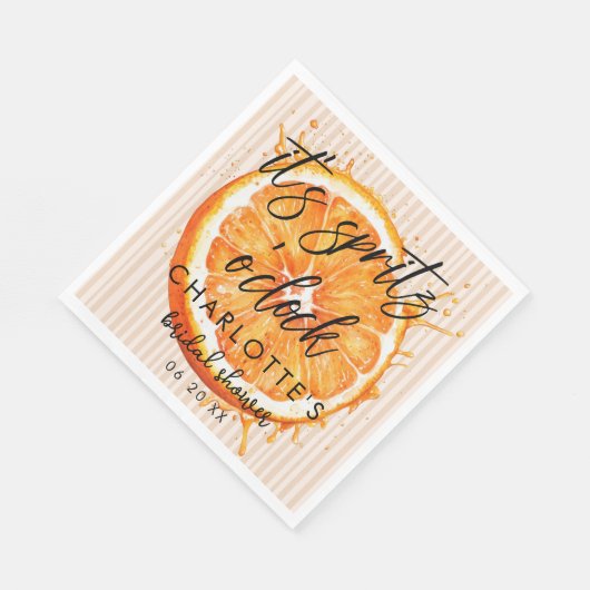 Persoonlijke Liefde op het Eerste Spritz Bruidsfee Servet (Hoek)