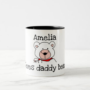 Persoonlijke liefde Papa Beer Mok