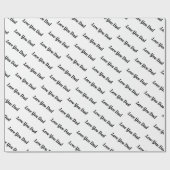 Persoonlijke liefde Vader | Ik hou van je vader Cadeaupapier (Vlak)