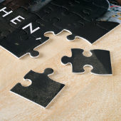 Persoonlijke liefde voor grootmoeder foto handgesc legpuzzel (Zijkant)