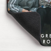 Persoonlijke liefde voor grootmoeder foto handgesc muismat (Hoek)