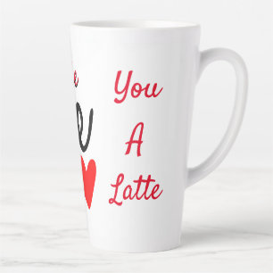 Persoonlijke liefde voor jou een latte mok