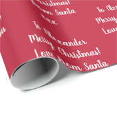 Persoonlijke liefde voor Kerstmis Cadeaupapier (Rol Hoek)