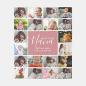 Persoonlijke liefde voor Nana 20-fotocollage Fleece Deken (Voorkant)