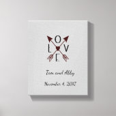 Persoonlijke liefde voor weddenschappen canvas afdruk (Voorkant)