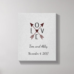 Persoonlijke liefde voor weddenschappen canvas afdruk