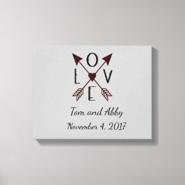 Persoonlijke liefde voor weddenschappen canvas afdruk