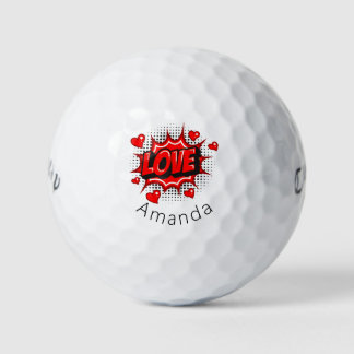 Persoonlijke liefdescallaway Warbird Golf Ball Golfballen