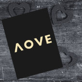 Persoonlijke liefdescoole Moderne Minimalistische  Feestdagen Kaart