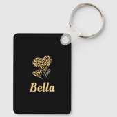 Persoonlijke liefdeshartritme-monitor sleutelhanger (Achterkant)