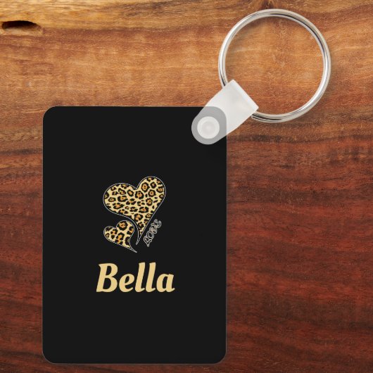 Persoonlijke liefdeshartritme-monitor sleutelhanger (Achterkant)