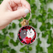 Persoonlijke liefdeskatten sleutelhanger (Hand)