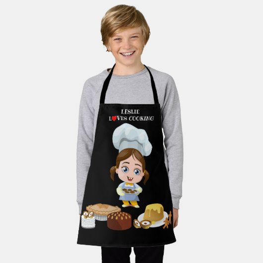 Persoonlijke liefdeskoking schort (Gedragen)