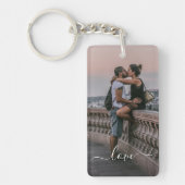 Persoonlijke Liefdeskoppel Foto Sleutelhanger (Voorkant)