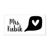 Persoonlijke liefdesleraar Stempel (Afrduk)