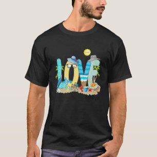 Persoonlijke liefdeslevens Funny Summer Beach Vaca T-shirt