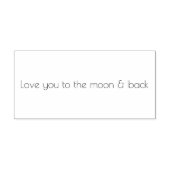 Persoonlijke liefdesofferte rubberstempel (Afrduk)