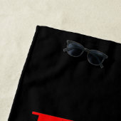 Persoonlijke liefdessport op maat strandlaken (In situ)