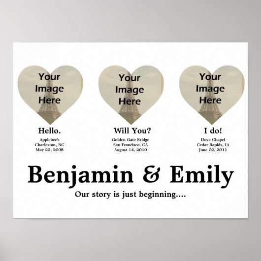 Persoonlijke liefdesverhalen. hallo, wil je? Ik do Poster (Voorkant)