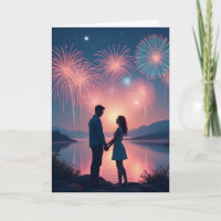 Persoonlijke liefdesvuurwerk 3 kaart