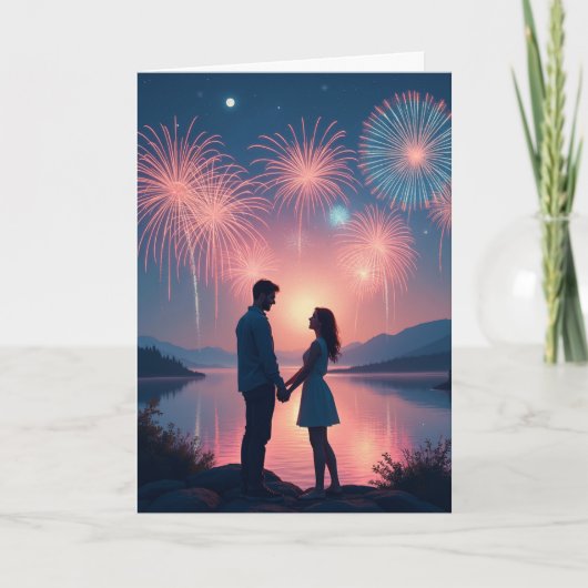 Persoonlijke liefdesvuurwerk 3 kaart (Voorkant)