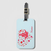 Persoonlijke liefdesyoga-Bagagelabel Bagagelabel (Voorkant (verticaal))