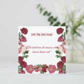 Persoonlijke liefhebber Rustische Rozen Kaart (Staand voorkant)