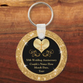 Persoonlijke liefhebbers van het 50e Jubileum Sleutelhanger (Voorkant)