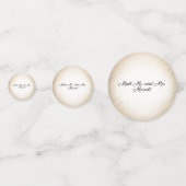 Persoonlijke Lieve Fiets Bruiloft Confetti (Achterkanten)