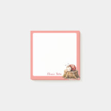 Persoonlijke Lieveheersbeestje Boomstronk Post-Its
