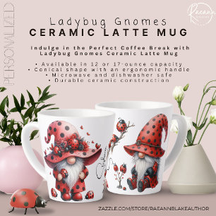 Persoonlijke Lieveheersbeestje Kabouter Latte Mok