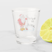 Persoonlijke lijst met namen voor kerstmis shot glas