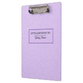 Persoonlijke Lilac Bloesem Klembord (Links)