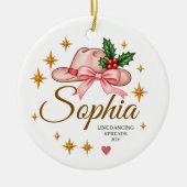 Persoonlijke Line Dancing Kerst Ornament (Voorkant)