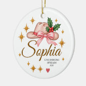 Persoonlijke Line Dancing Kerst Ornament (Links)