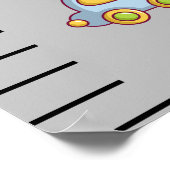 Persoonlijke liniaal-groei-grafieken voor jongen poster (Hoek)