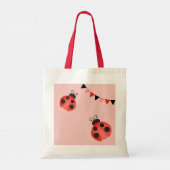 Persoonlijke Little Lady Lieveheersbeestje Favor T Tote Bag (Achterkant)
