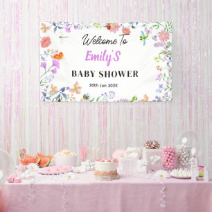 Persoonlijke Little Love Bug Baby Shower Spandoek
