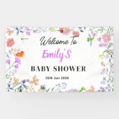 Persoonlijke Little Love Bug Baby Shower Spandoek (Horizontaal)