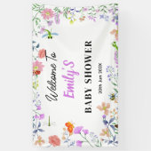 Persoonlijke Little Love Bug Baby Shower Spandoek (Verticaal)