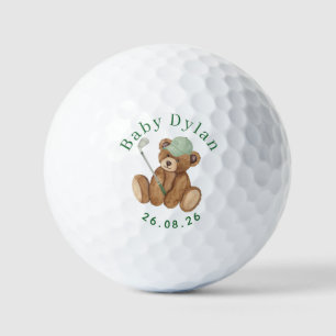 Persoonlijke Little Putter Baby Shower Golfballen