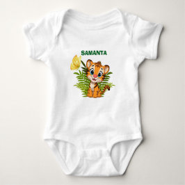 Persoonlijke Little Tiger  Butterfly Baby Bodytje Romper
