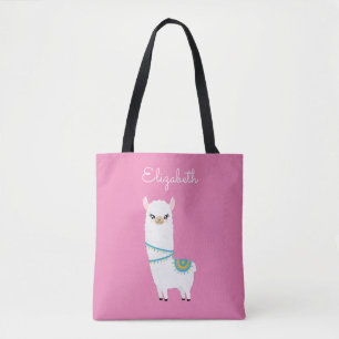 Persoonlijke Llama-Canvas tas