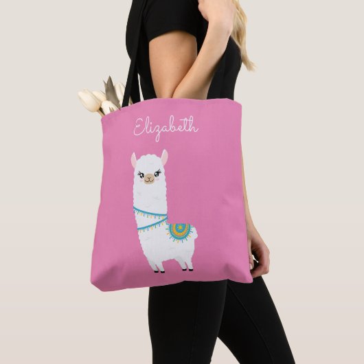 Persoonlijke Llama-Canvas tas (Dichtbij)